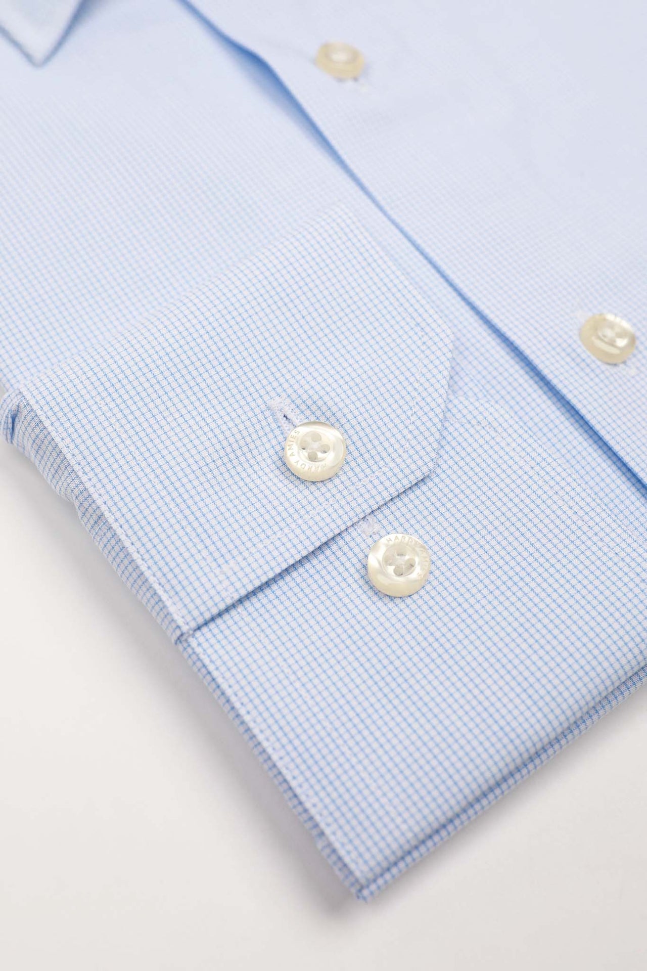 Blue Check Shirt Slim Fit