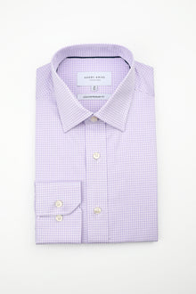  Lilac Check Shirt (Contemporary Fit)