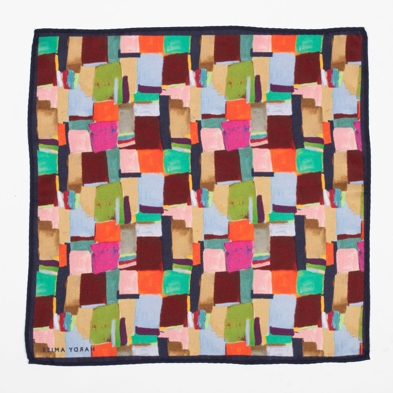 Paint Patch Silk Pocket Square