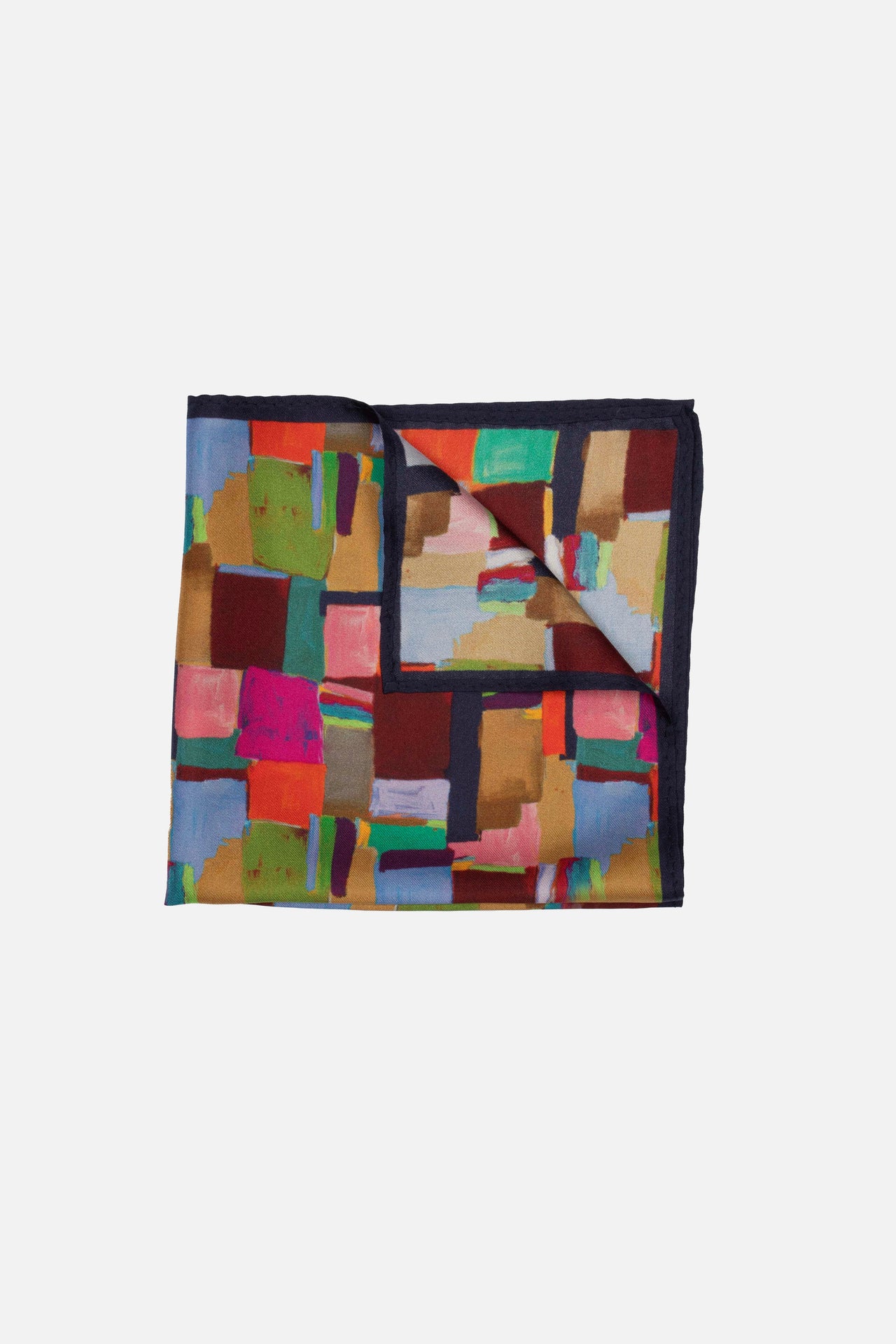 Paint Patch Silk Pocket Square