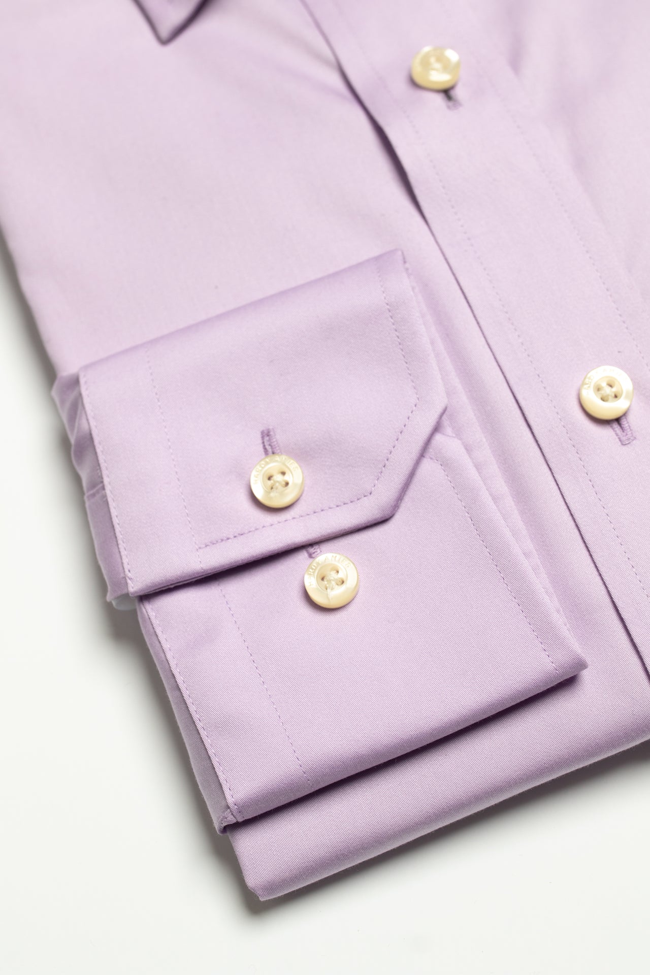 Lilac Plain Poplin Shirt (Slim Fit)