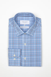  Blue Check Shirt (Contemporary Fit)