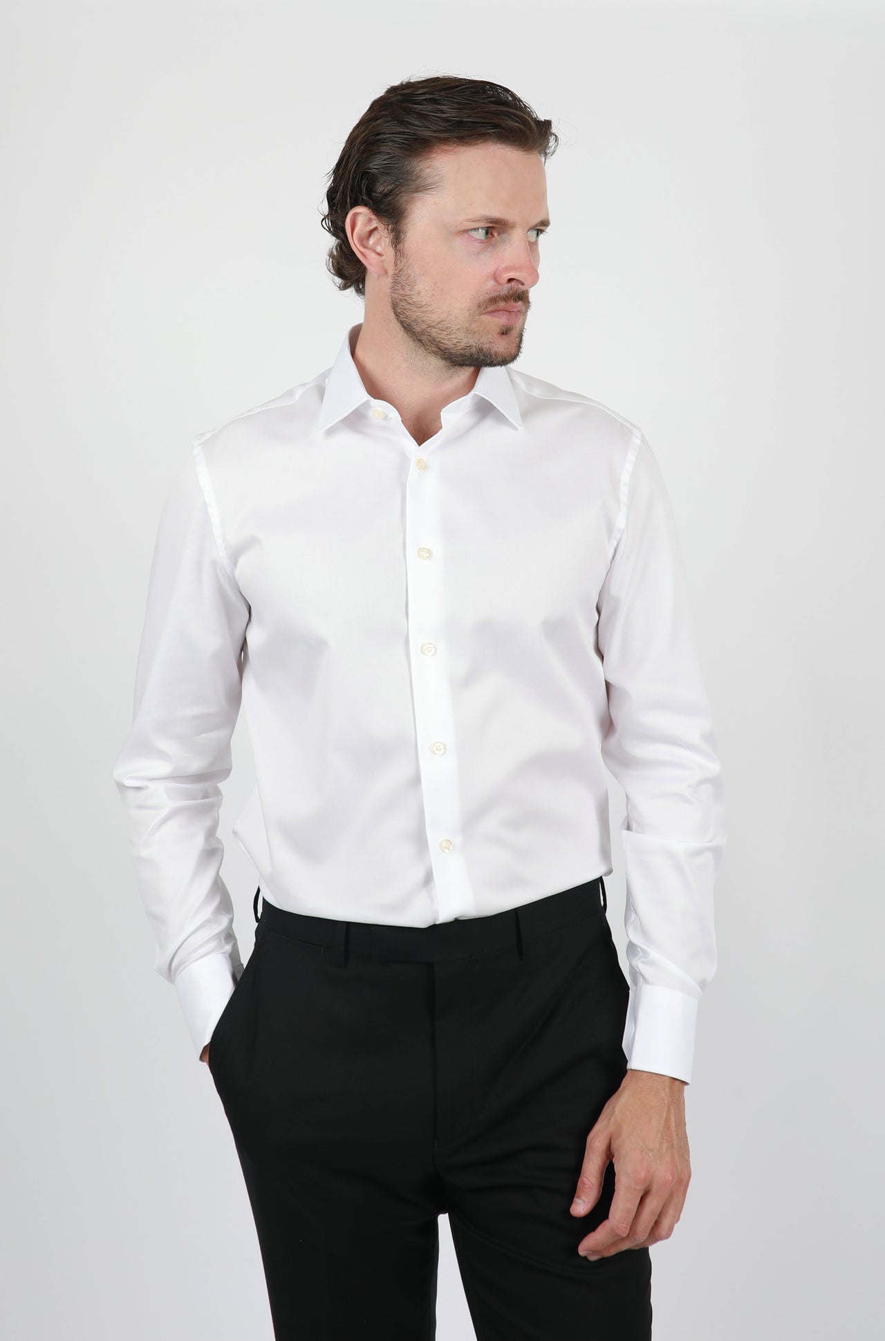 White Oxford Shirt (Slim Fit)