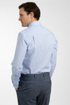 Blue Bengal Stripe Twill Shirt (Slim Fit)