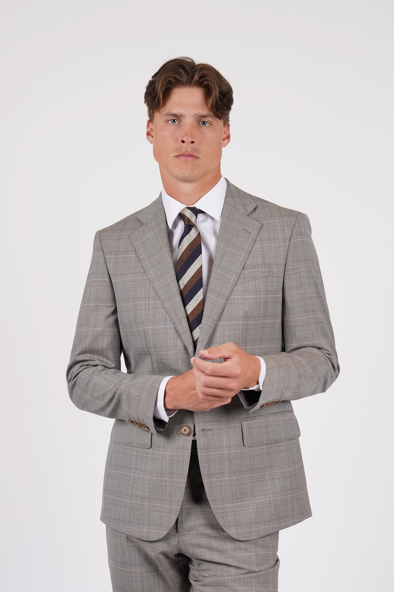 Truffle Brinsley Check Jacket