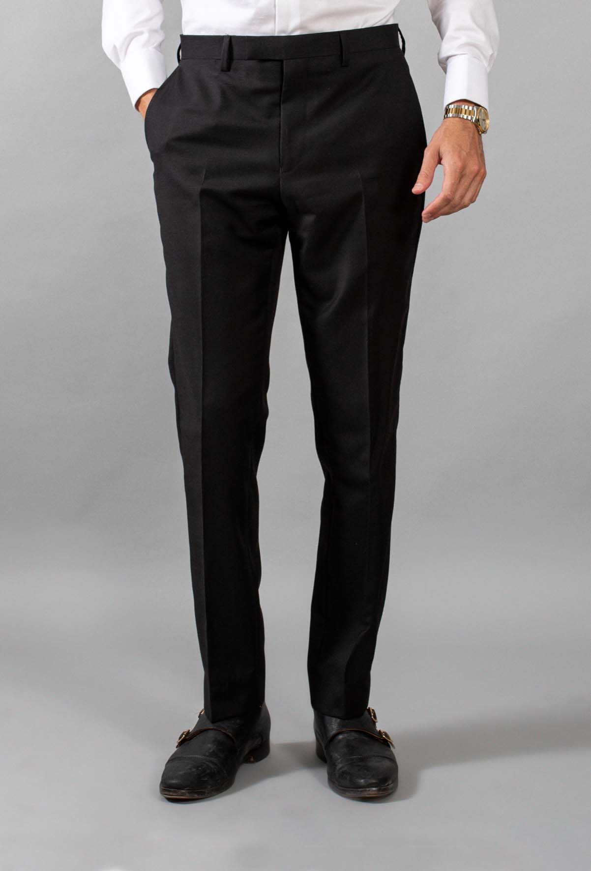 Black Classic Suit Trousers