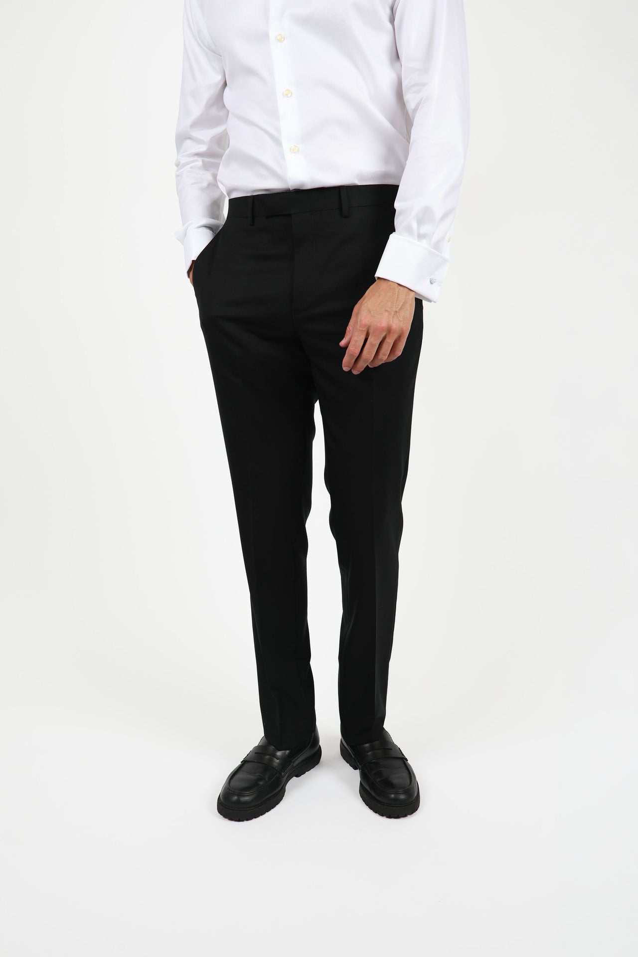 Black Classic Suit Trousers