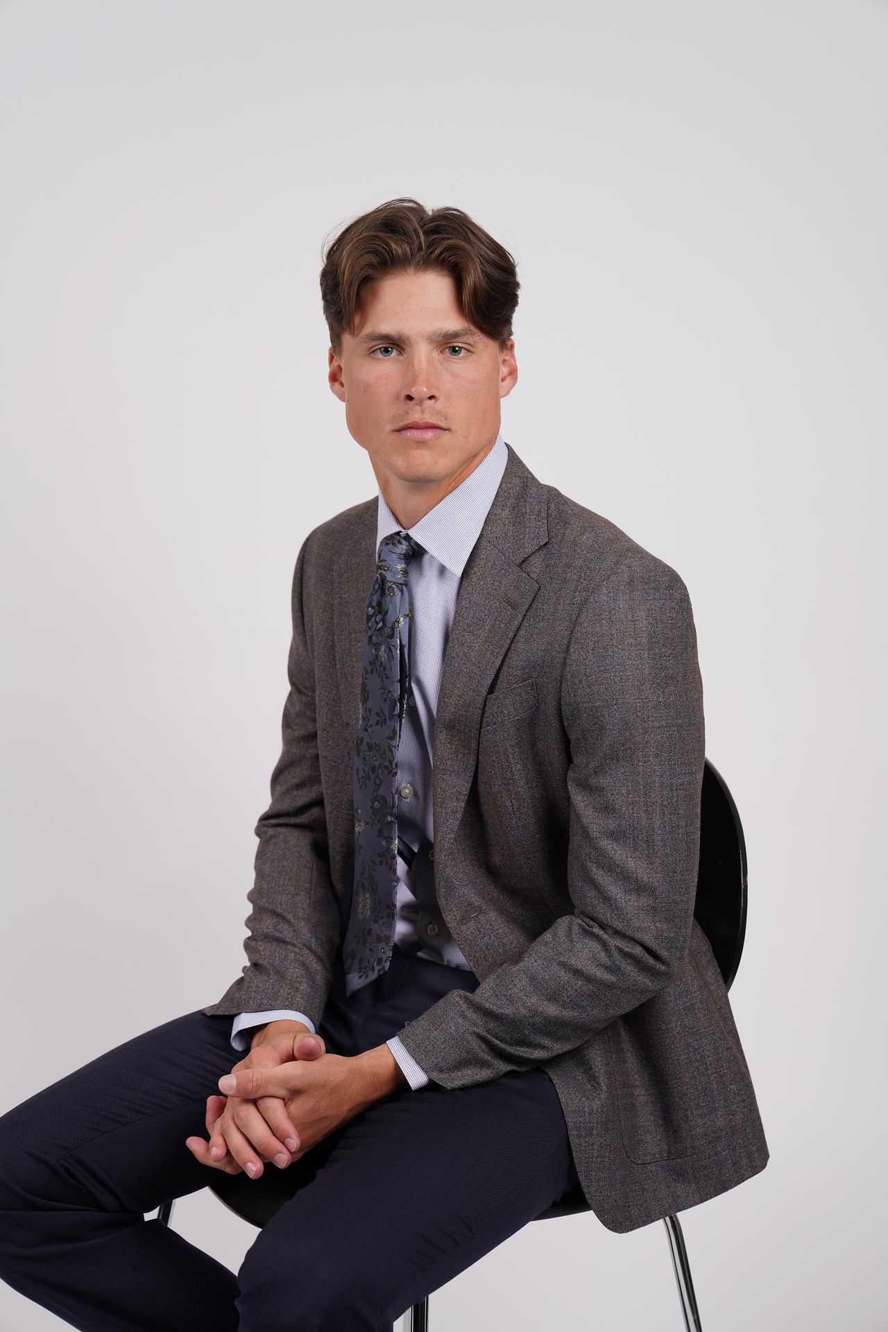 Brown Brinsley Check Sport Jacket