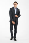 Charcoal Check Suit Trouser