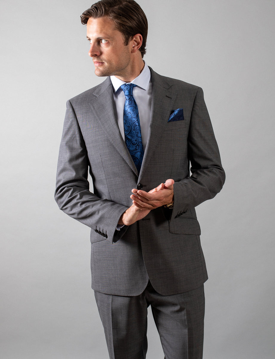 Nailhead Travel Suit, Men's Suit Online, Men's Wool Suit Hardy Amies