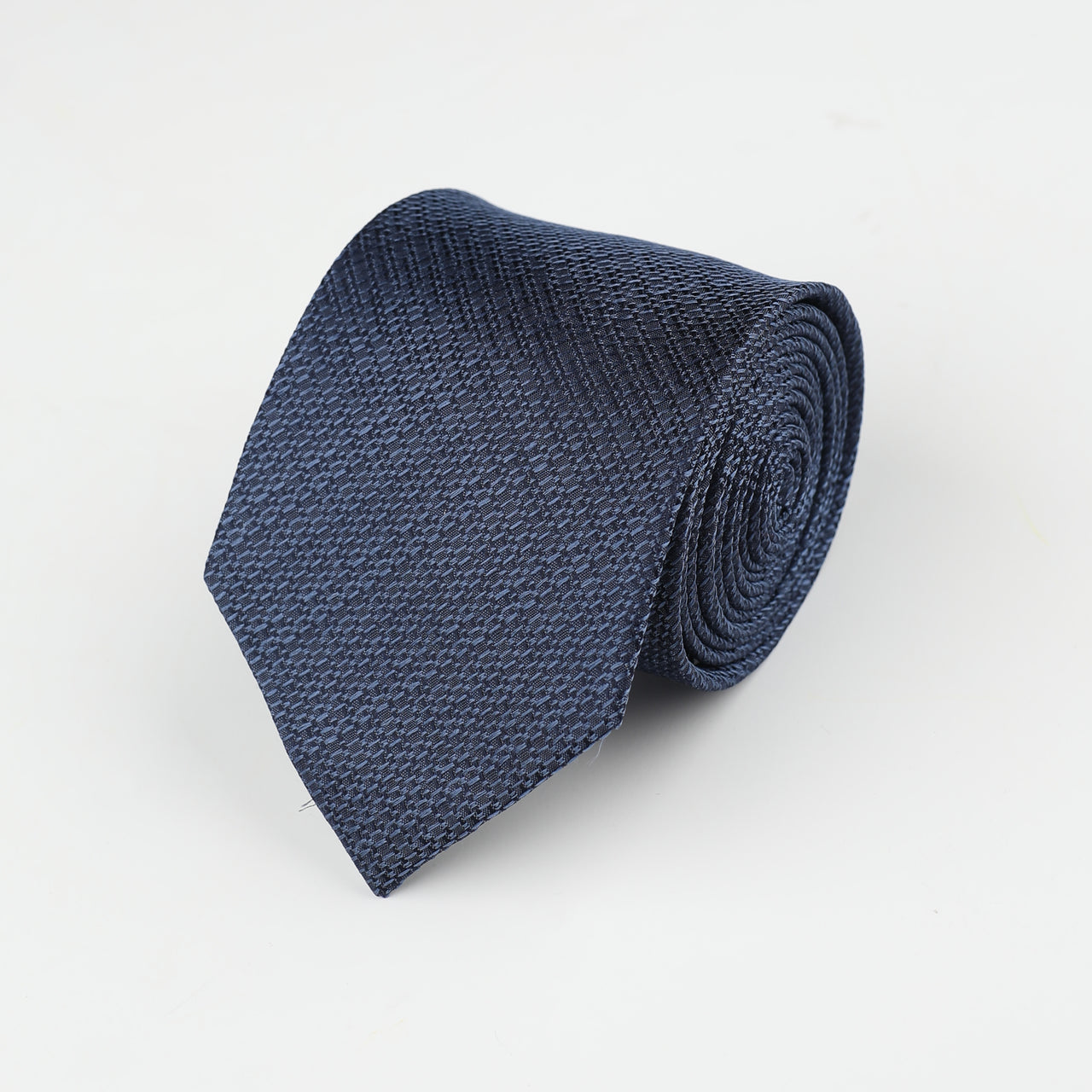 INDIGO SILK TEXTURE TIE