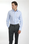 Blue Stripe Shirt (Slim Fit)