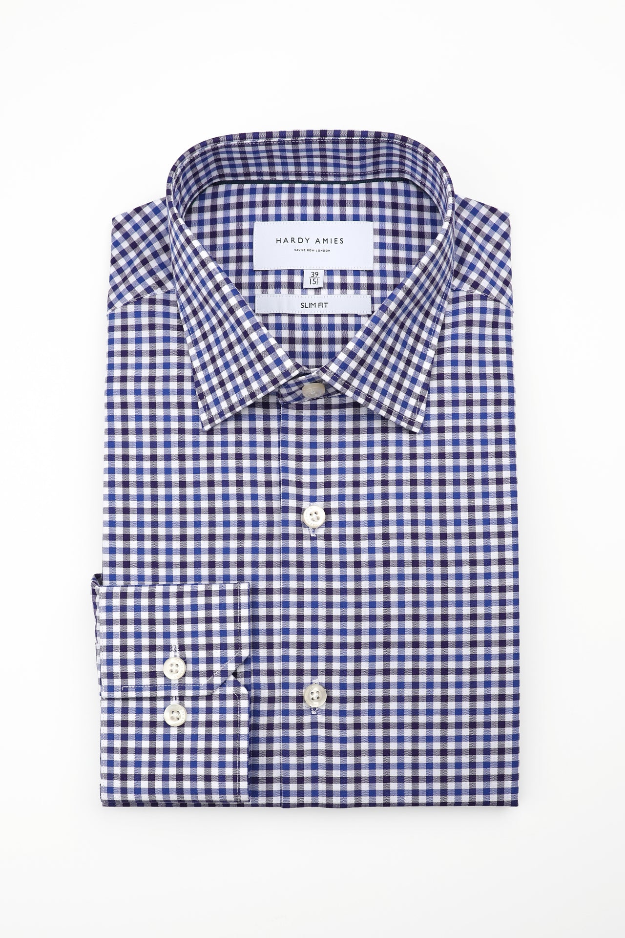 Plum Check Shirt (Slim Fit)