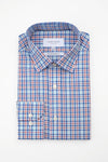 Blue Multi Check Shirt (Contemporary Fit)