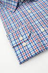 Blue Multi Check Shirt (Contemporary Fit)