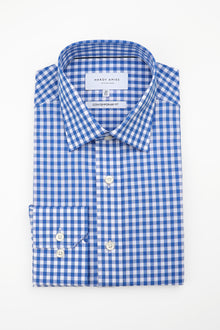  Classic Blue Check Shirt (Contemporary Fit)