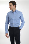 Classic Blue Check Shirt (Contemporary Fit)