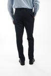Navy Brinsley Shadow Check Trouser