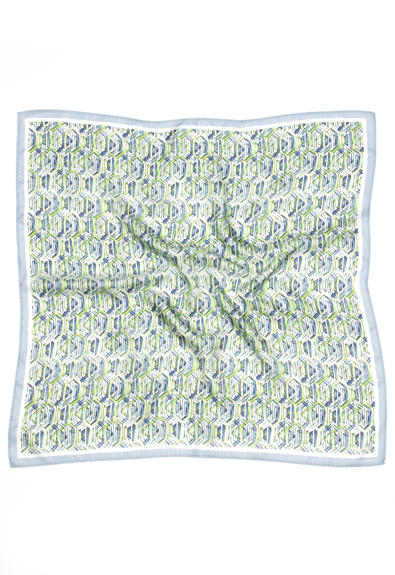 Hexi Geo Silk Bandana