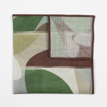  Earth Abstract Ramie Pocket Square