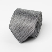  Silver Silk Textured Tie
