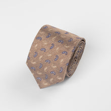  Caramel Silk Paisley Tie