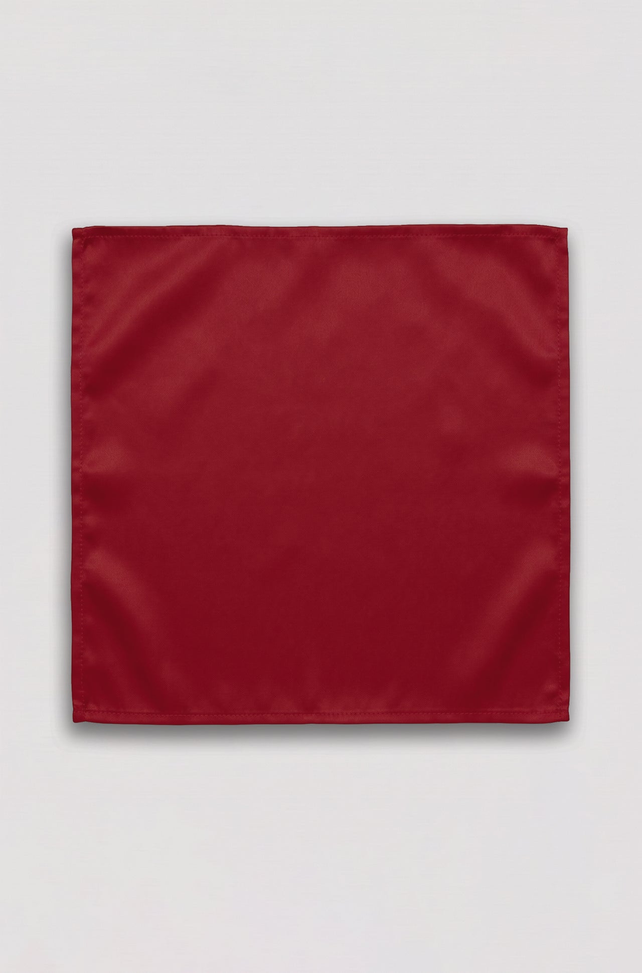 Burgundy Pure Silk Pocket Square