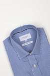 Blue Bengal Stripe Twill Shirt (Contemporary Fit)
