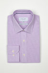 Lilac Mini Check Shirt (Contemporary Fit)