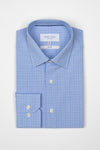 Blue Check Shirt (Slim Fit)