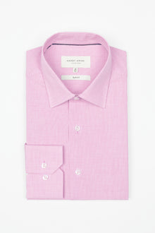  Pink Check Shirt (Slim Fit)