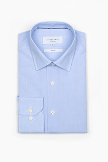  Blue Stripe Shirt (Slim Fit)
