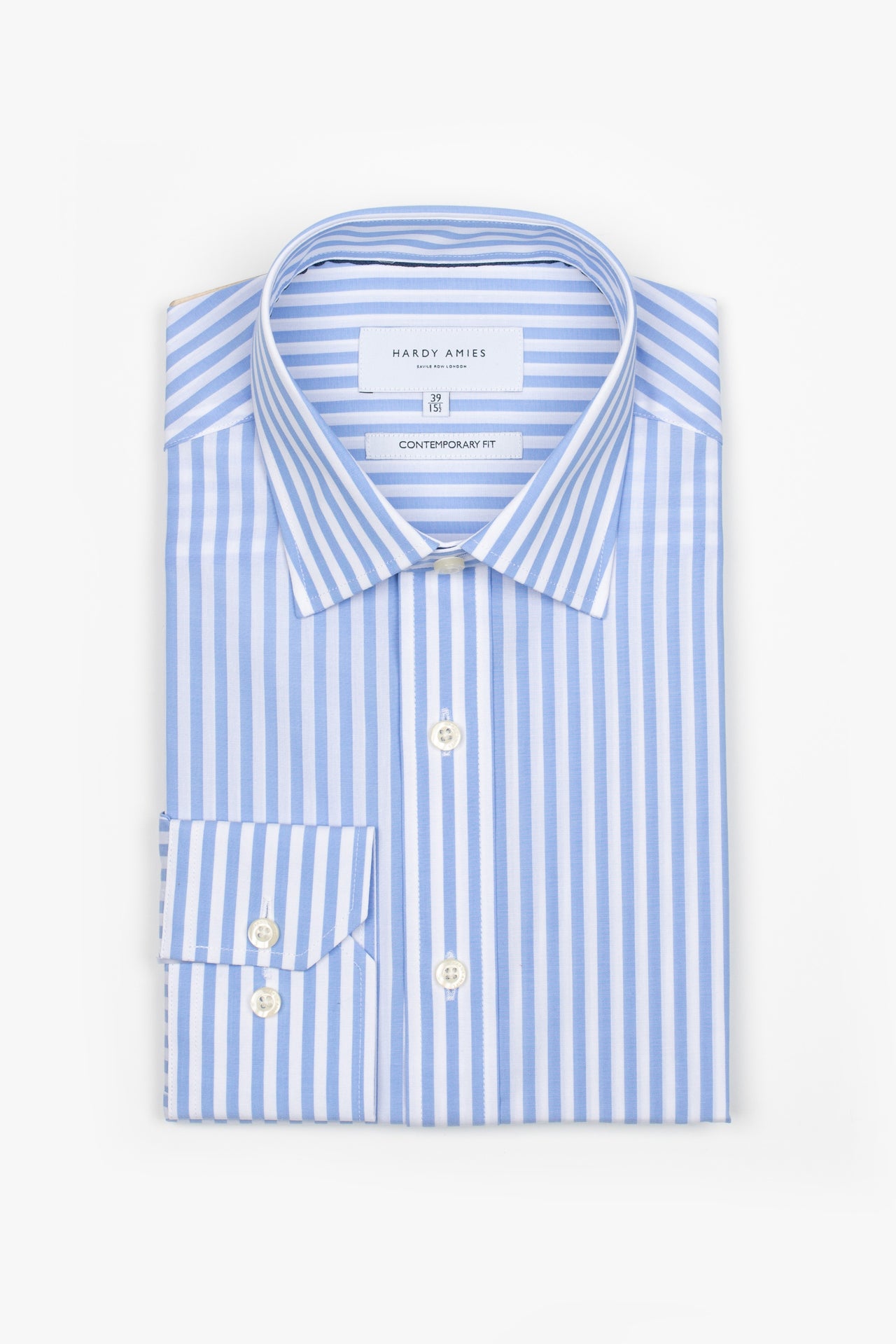 Blue Stripe Shirt (Contemporary Fit)