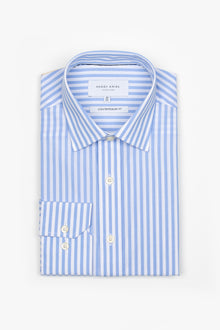  Blue Stripe Shirt (Contemporary Fit)