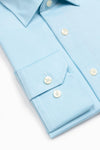Ice Blue Plain Oxford Shirt (Slim Fit)