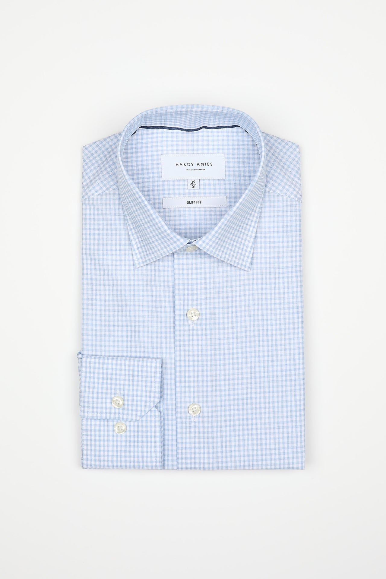 Cerulean Check Shirt Slim Fit