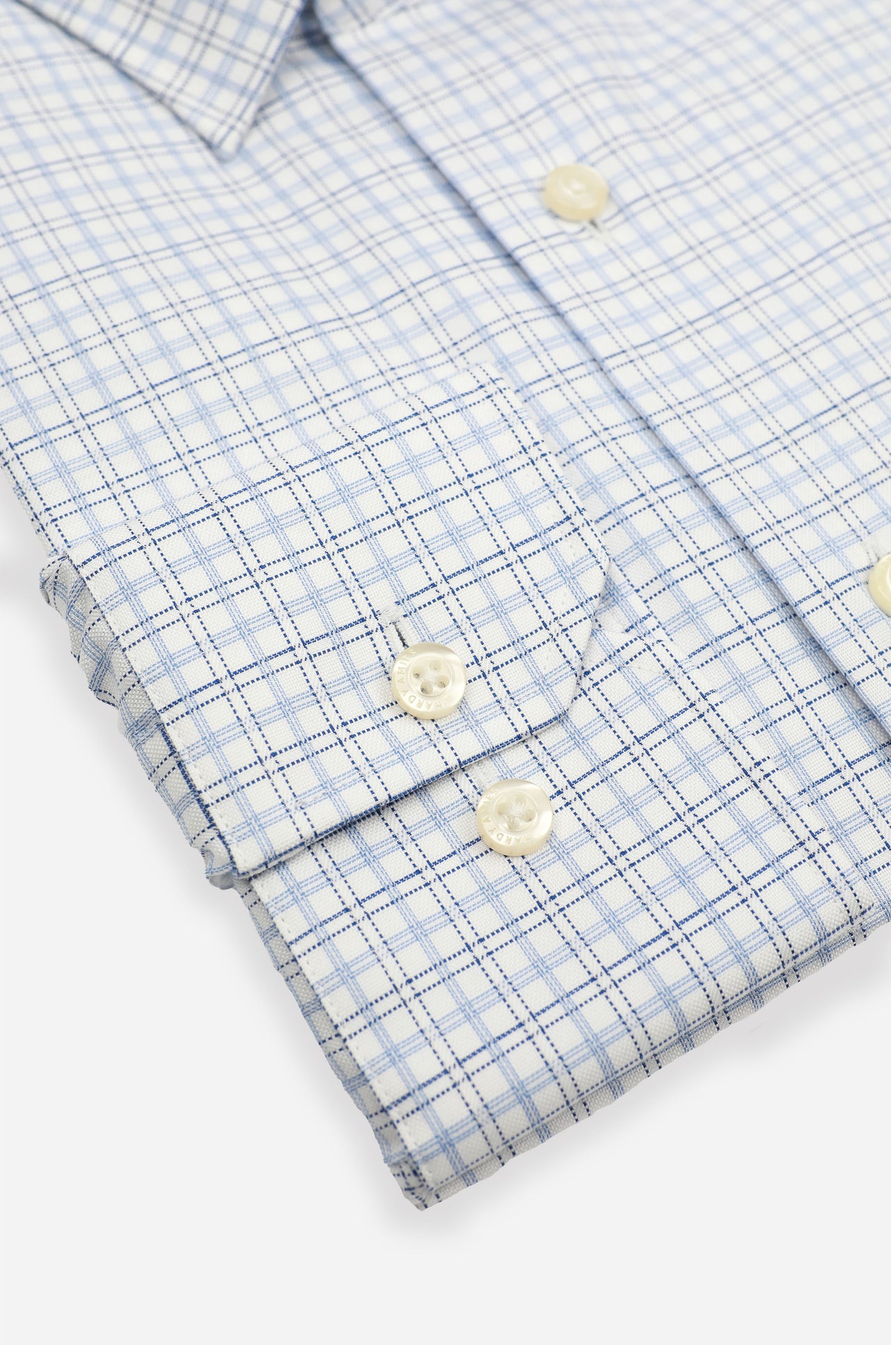 Blue Iris Check Shirt Slim Fit