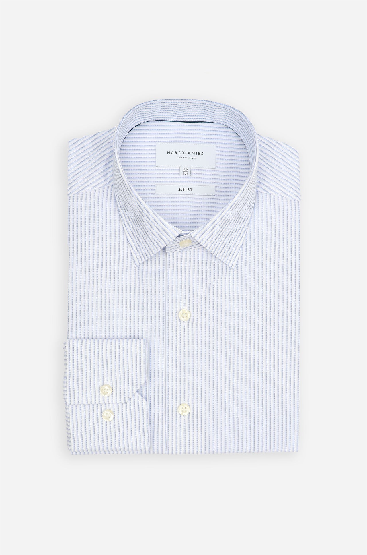 Cerulean Cotton Check 120 Shirt Slim Fit