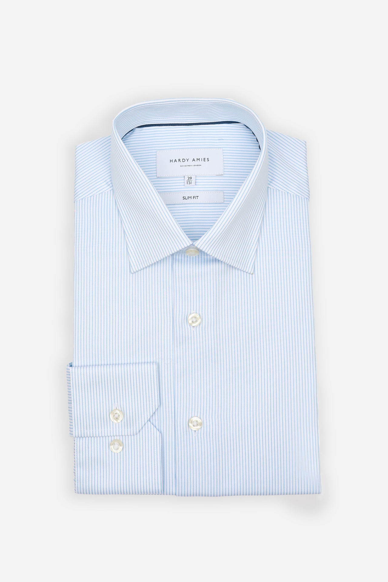 Blue Stripe Shirt Slim Fit