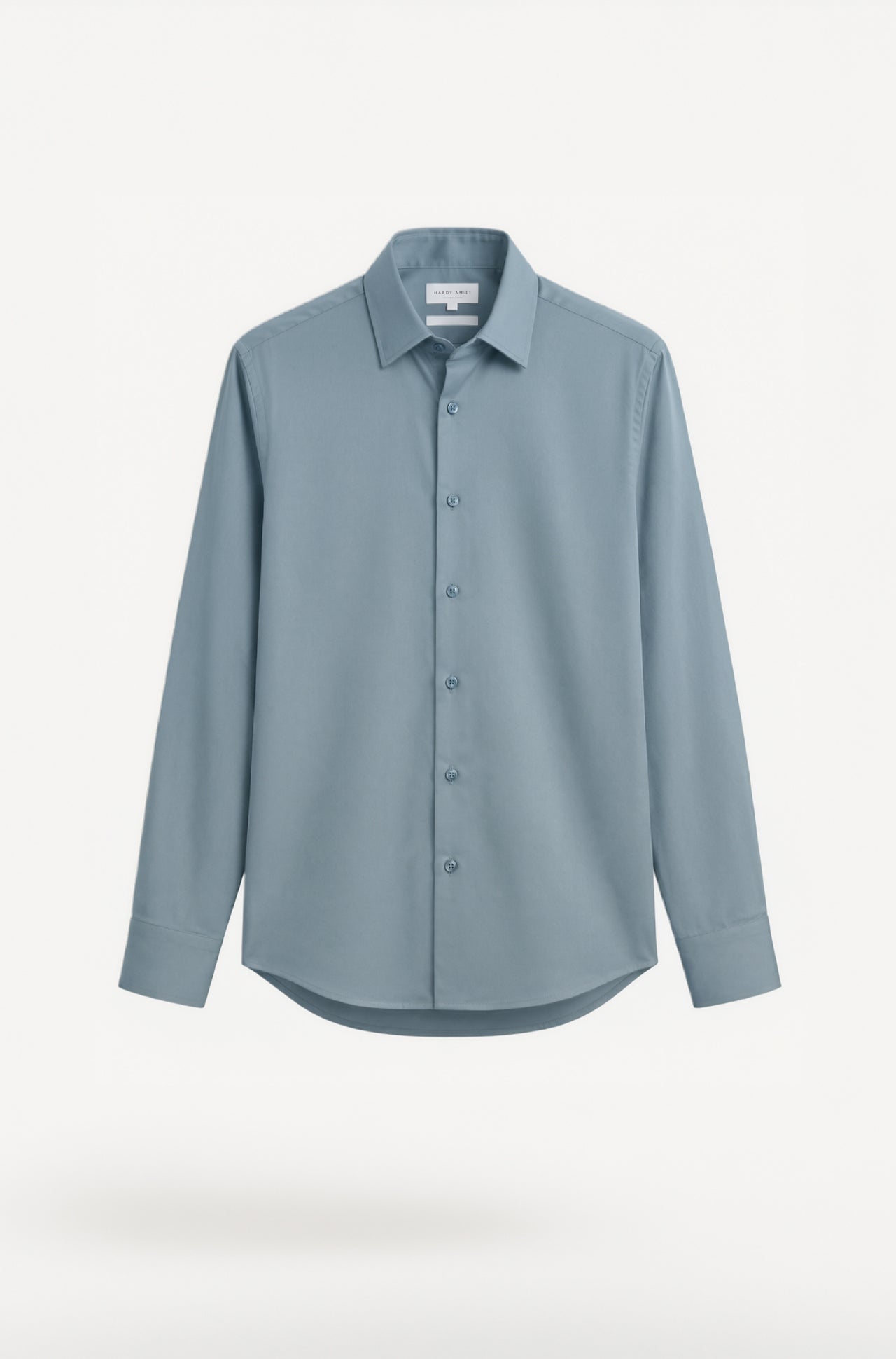 Airforce Blue Plain Shirt Slim Fit