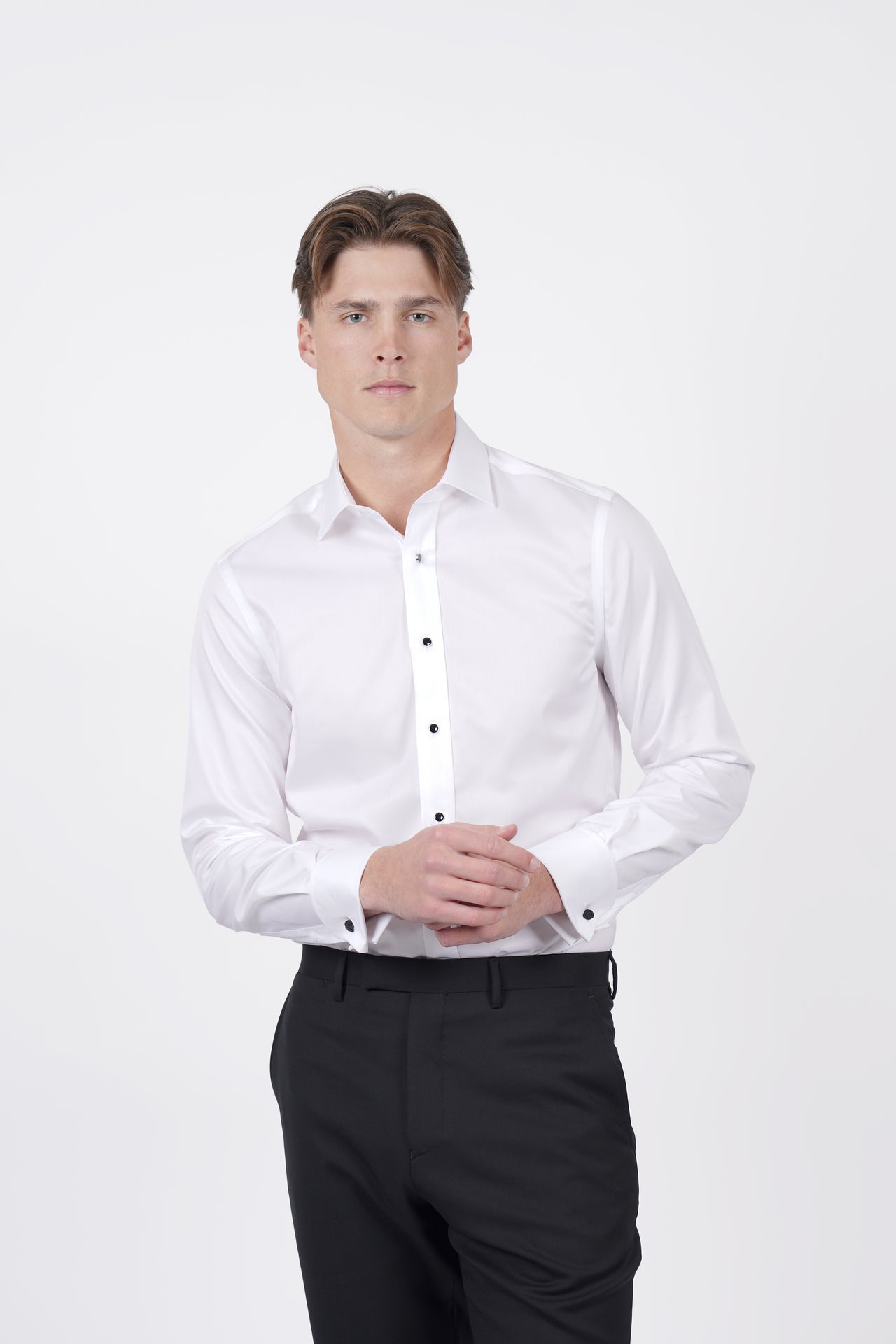 White Dinner Shirt Slim Fit