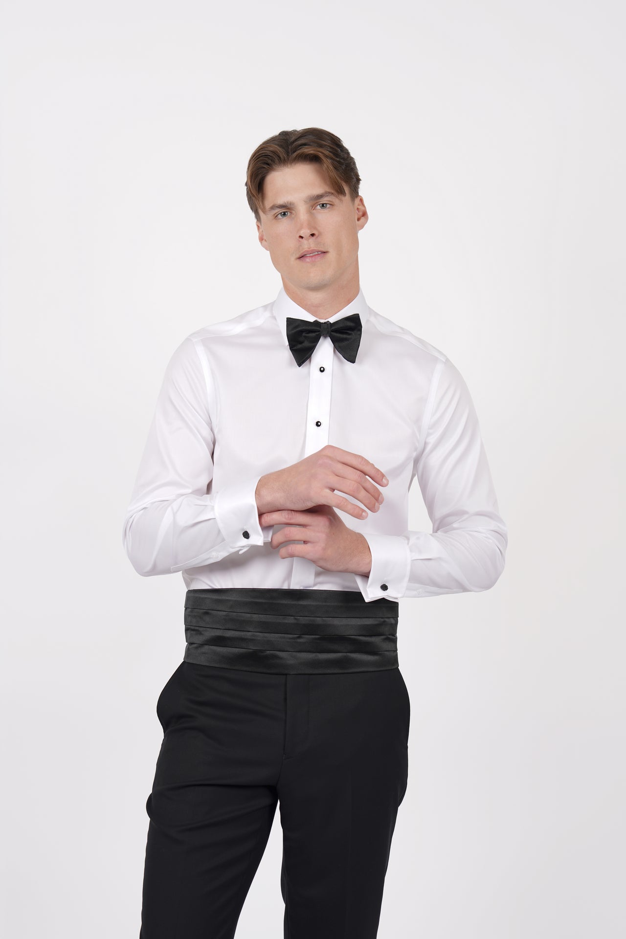 White Dinner Shirt Contemporary Fit