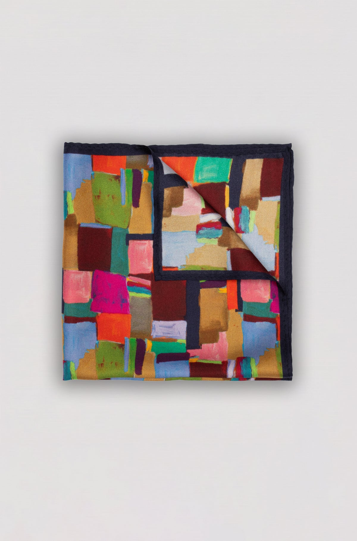 Paint Patch Silk Pocket Square