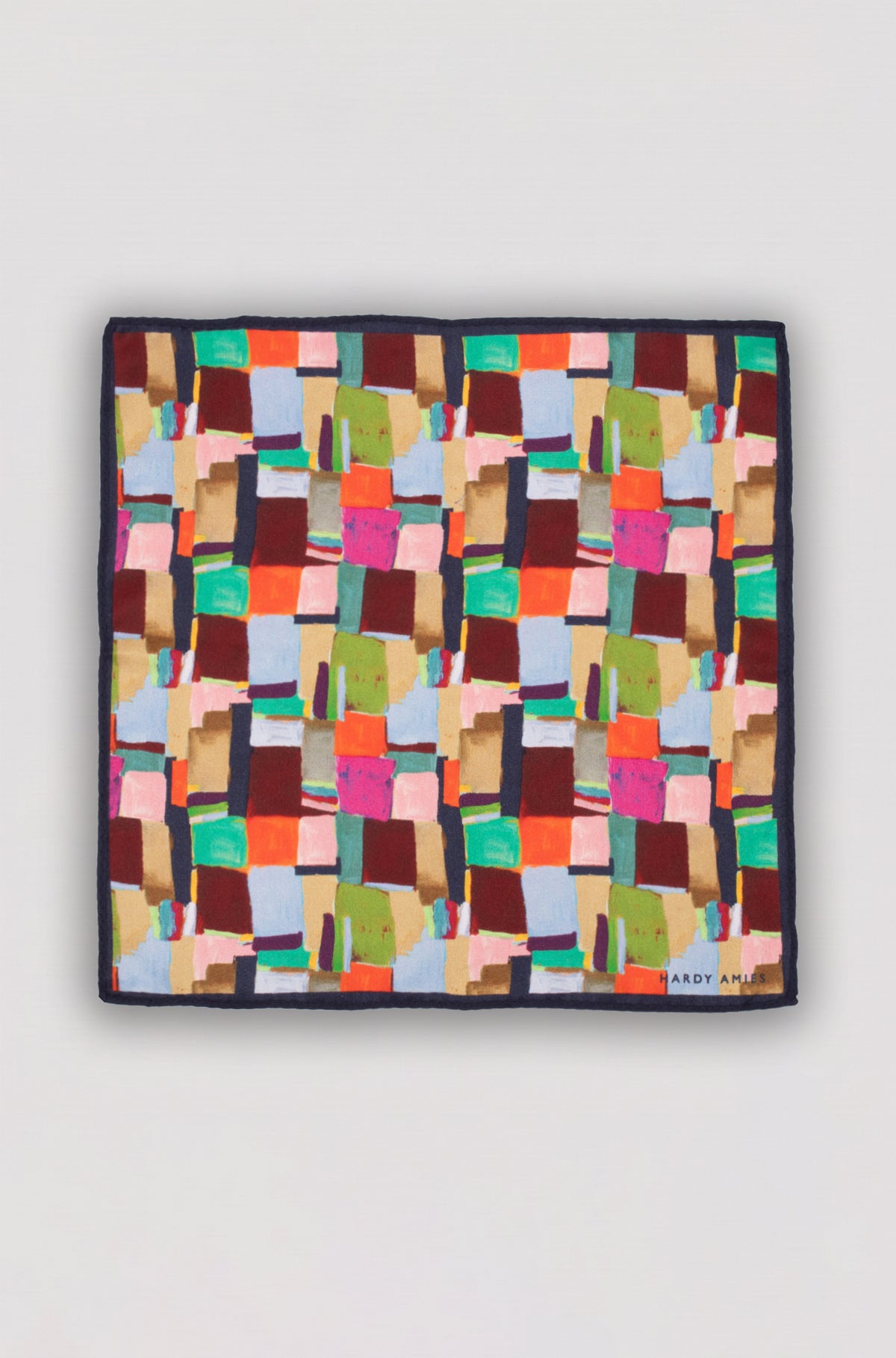 Paint Patch Silk Pocket Square