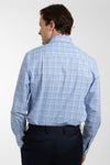 Blue Check Shirt (Contemporary Fit)