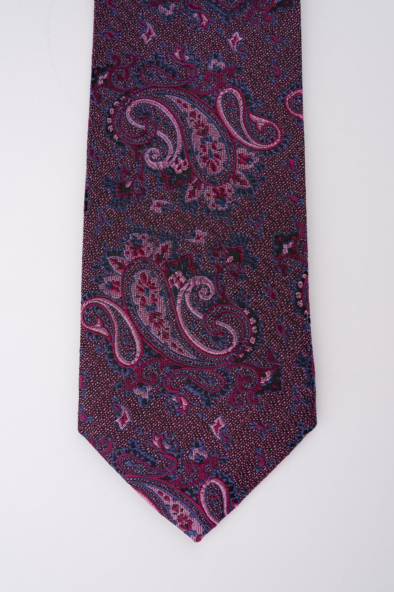 Pink Paisley Silk Tie