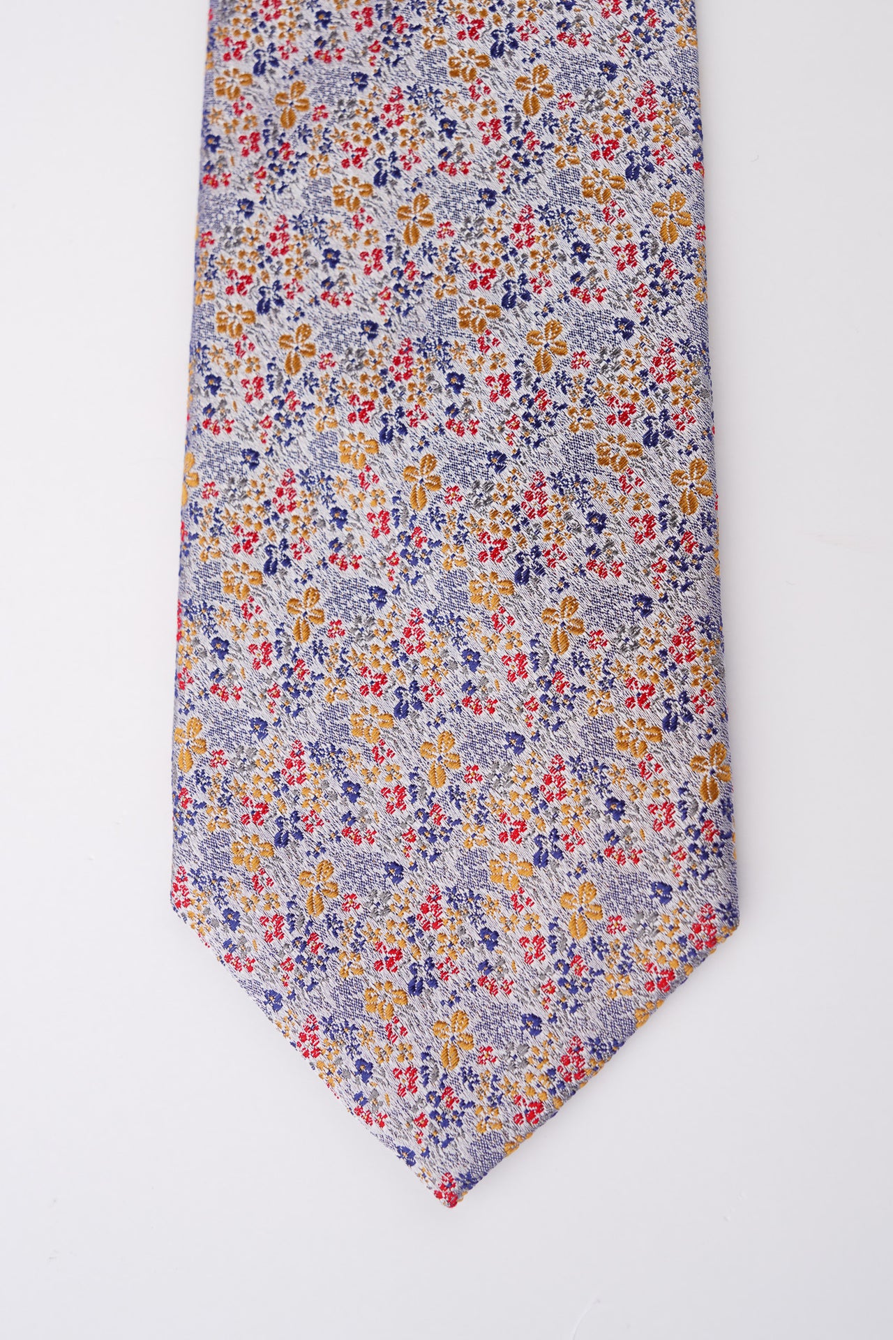 Saffron Floral Silk Tie