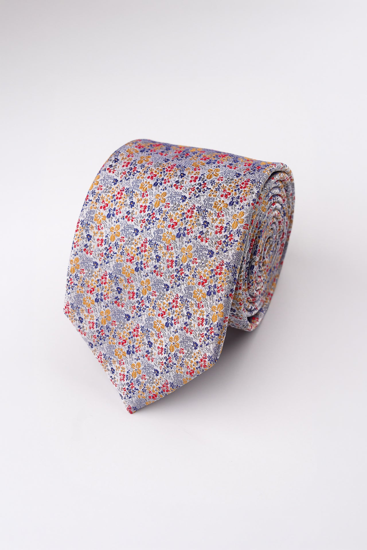 Saffron Floral Silk Tie
