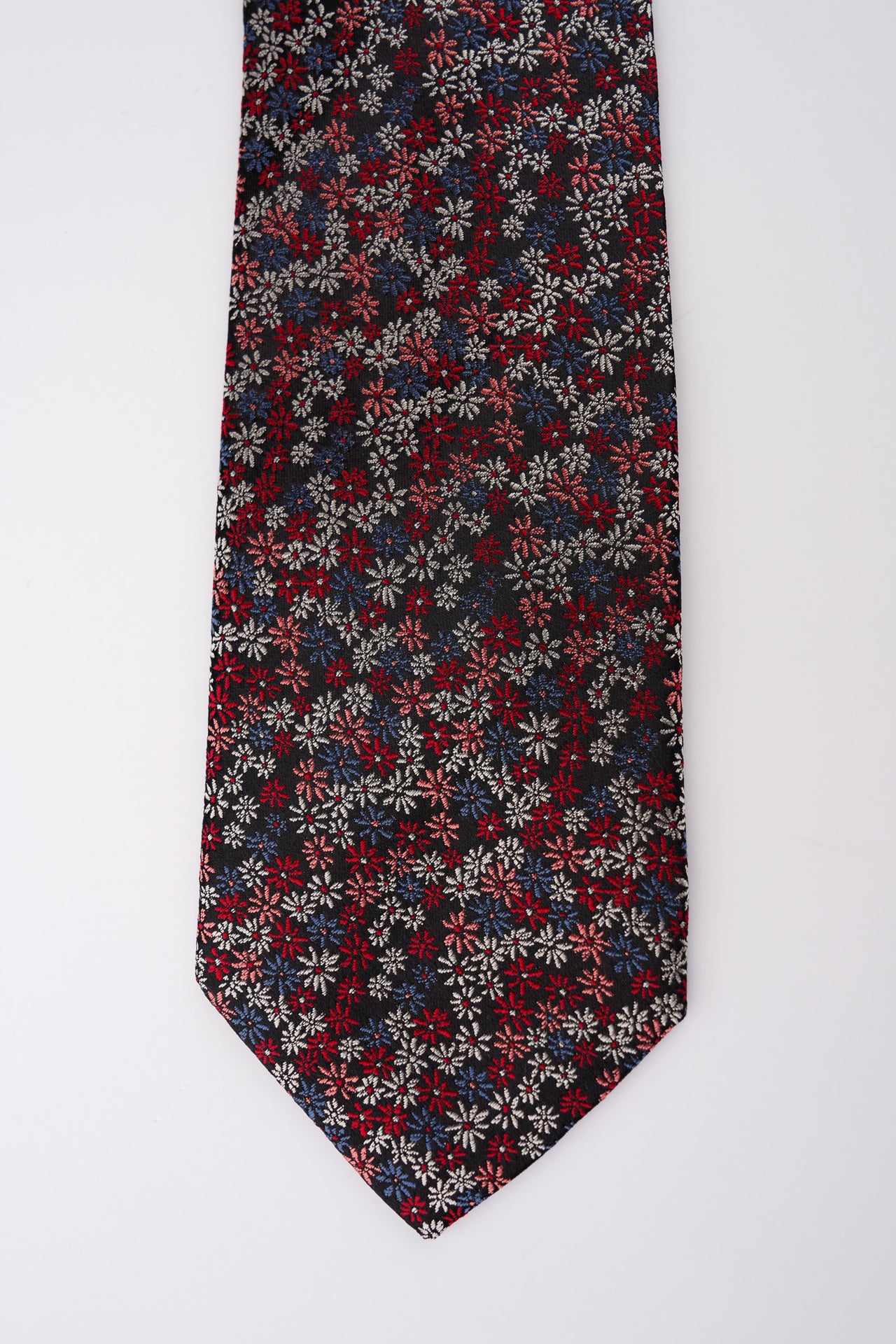 Red Floral Silk Tie