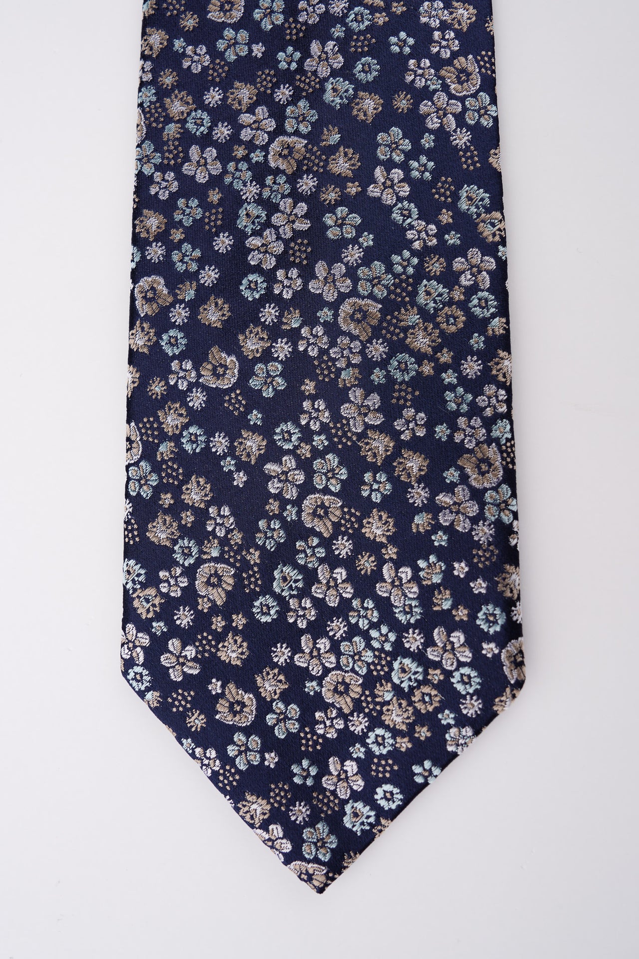 Sage Floral Silk Tie